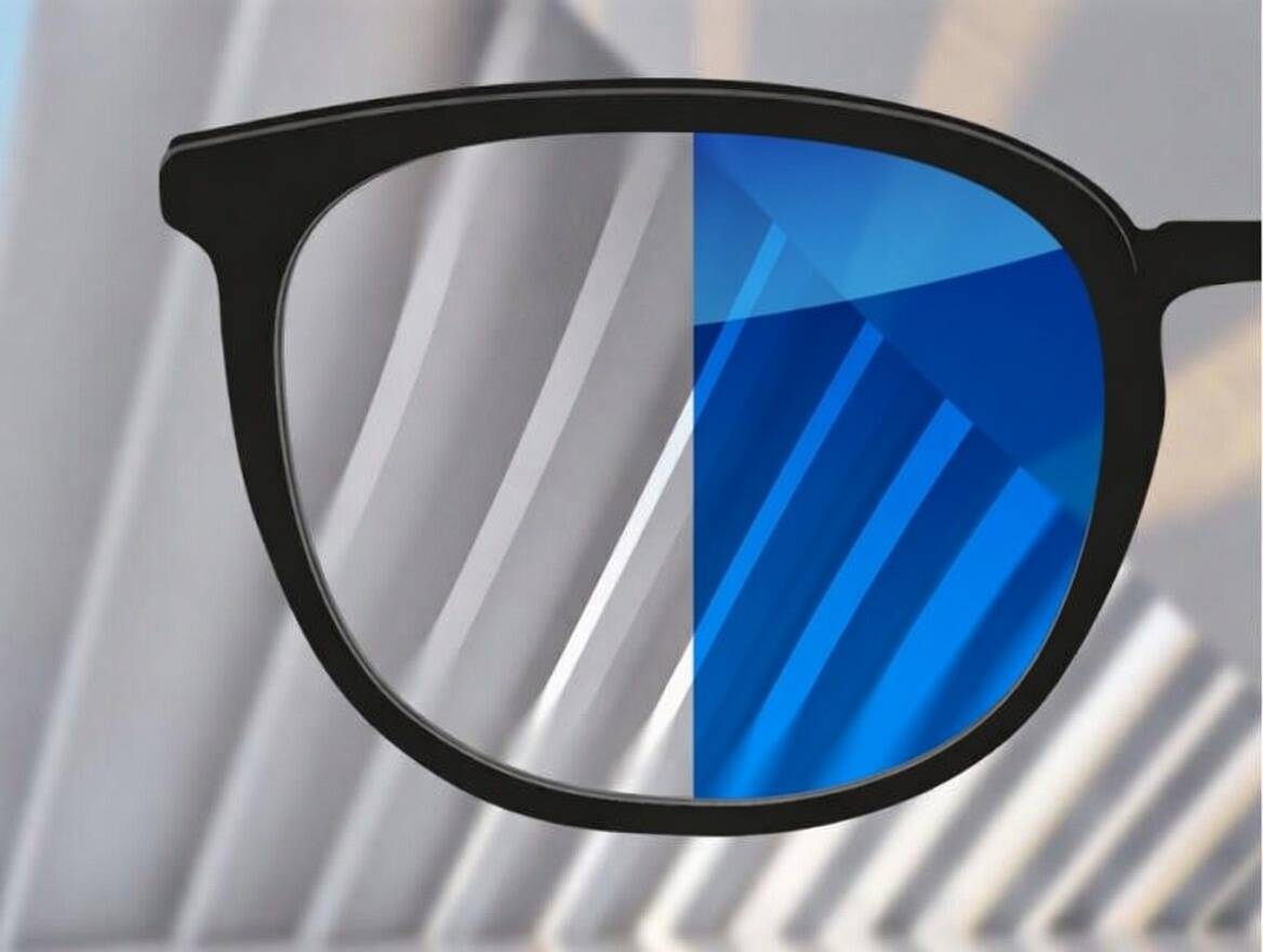 เลนส์ Blue Filter Coating
